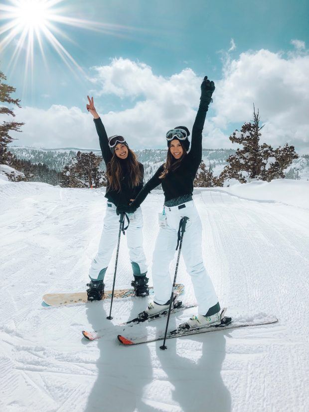 skiing